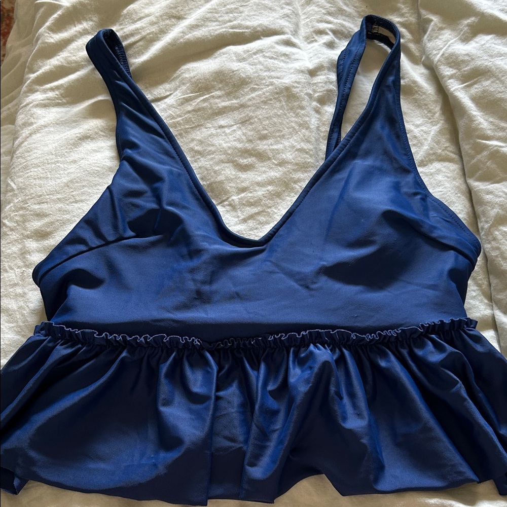 Kortni Jeane Blue Bikini Top